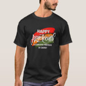 クリスチャン ジューンティーンス Tシャツ (正面)