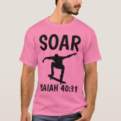 クリスチャン・スケートボードTシャツ、SOAR Tシャツ (正面)