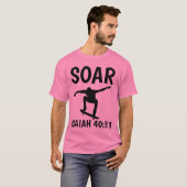 クリスチャン・スケートボードTシャツ、SOAR Tシャツ (正面フル)