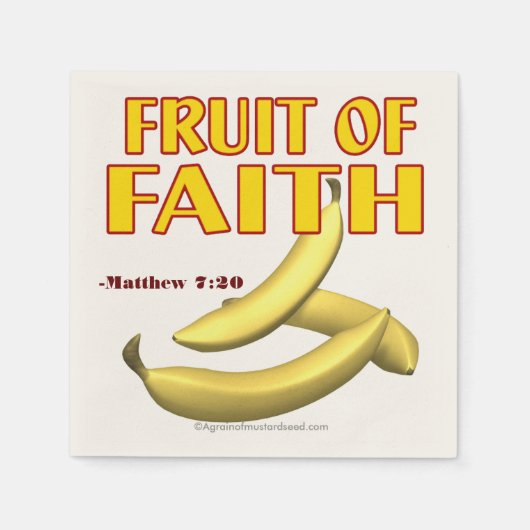 クリスチャン スタンダードカクテルナプキン (正面)