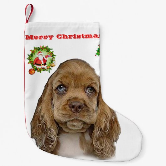 クリスチャン スモールクリスマスストッキング (正面)