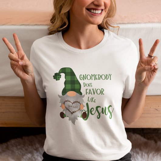 クリスチャン・セント・パトリックのかわいい格言女子白 Tシャツ