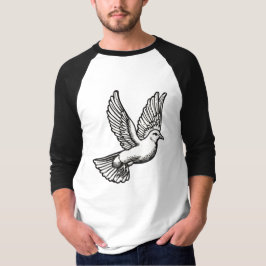 クリスチャン ダブ(鳩) 野球Tシャツ Tシャツ