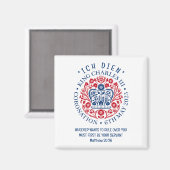 クリスチャン・チャールズ3世の戴冠式 マグネット (正面/裏面)