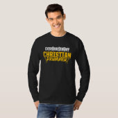 クリスチャン・ドラマー教会の礼拝ドラムプレーヤー71 Tシャツ (正面フル)