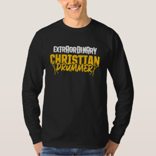 クリスチャン・ドラマー教会の礼拝ドラムプレーヤー71 Tシャツ