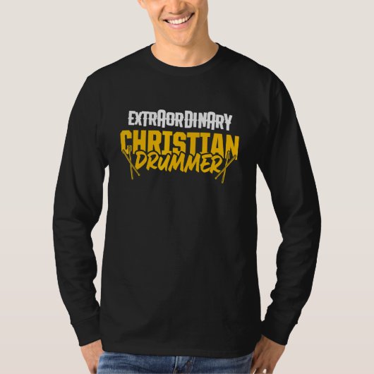 クリスチャン・ドラマー教会の礼拝ドラムプレーヤー71 Tシャツ (正面)