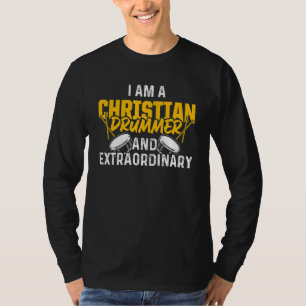 クリスチャン・ドラマー教会の礼拝ドラム奏者73 Tシャツ