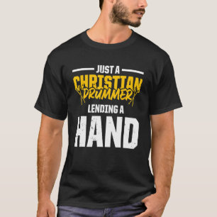 クリスチャン ドラマー 教会 奉仕 ドラム奏者 58 Tシャツ