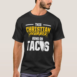 クリスチャン ドラマー 教会 崇拝 ドラム奏者 55 Tシャツ