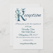 クリスチャン・ドーブ結婚披露宴エンクロージャカード エンクロージャーカード (正面/裏面)