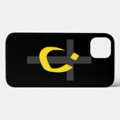 クリスチャン・ナザレーネのシンボル連帯はっきりした十字架 Case-Mate iPhoneケース (裏面 (横))