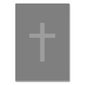 クリスチャン・ナザレーネのシンボル連帯クロス・デコール テーブルナンバー (裏面)