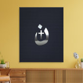 クリスチャン・ナザレーネの炭素に対する連帯 キャンバスプリント (インサイチュ (リビング))