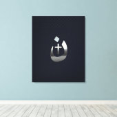 クリスチャン・ナザレーネの炭素に対する連帯 キャンバスプリント (インサイチュ (ウッドフロア))