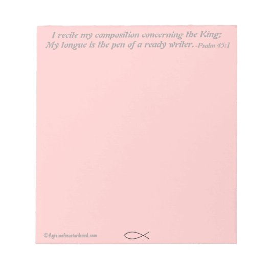 クリスチャン ノートパッド (正面)