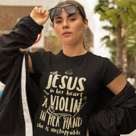 クリスチャン・バイオリニストのサポートマッチングファミリー トライブレンドＴシャツ