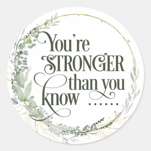 クリスチャン/バイブルクラシックラウンドステッカー ラウンドシール (正面)