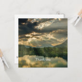 クリスチャン・バイブル感謝してい聖なる書物、 経典サンライトレイクサイド カード (正面/裏面インサイチュ)