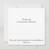 クリスチャン・バイブル感謝してい聖なる書物、 経典サンライトレイクサイド カード (裏面)