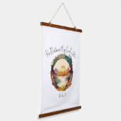 クリスチャン・バイブル聖句ウッドトップウォールタペストリー 吊り下げ型タペストリー (傾斜あり)