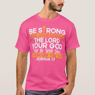 クリスチャン・バイブル聖句Joshua 19 Cross Tシャツ