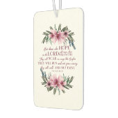 クリスチャン・バイブル・バース・イザヤ40フローラ カーエアーフレッシュナー (左)