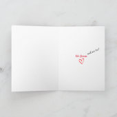 クリスチャン・バレンタイン・カード カード (内部)