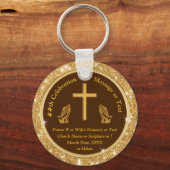 クリスチャン・パーティーが大人を支持する大事な行事 キーホルダー (正面)