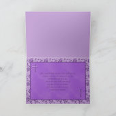 クリスチャン パープル ありがとう カード (内部)