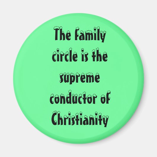 クリスチャン・ファミリー・マグネット マグネット (正面)