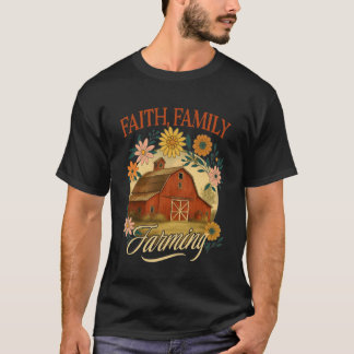 クリスチャン ファーマー 農場 生活 ホームステッド 信仰 家族 Tシャツ