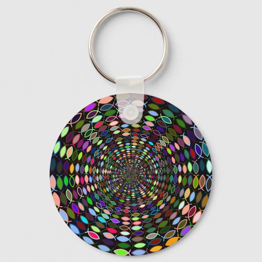 クリスチャン・フィッシュ・キーチェーン キーホルダー (正面)