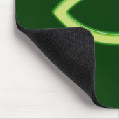 クリスチャン・フィッシュ・ライトグリーン マウスパッド (コーナー)