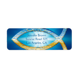 クリスチャン・フィッシュ・住所 シール