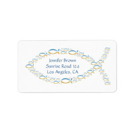 クリスチャン・フィッシュ・住所 シール