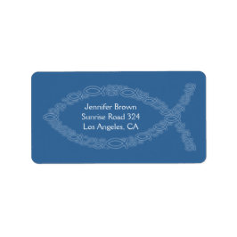 クリスチャン・フィッシュ・住所 シール