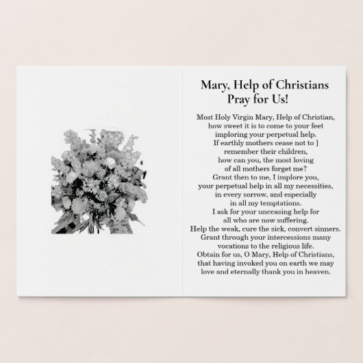 クリスチャン・フォイル救済ス・カードの聖母マリア 箔カード (内部)