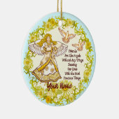 クリスチャン・フレンド・エンジェル セラミックオーナメント (右)