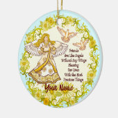 クリスチャン・フレンド・エンジェル セラミックオーナメント (左)