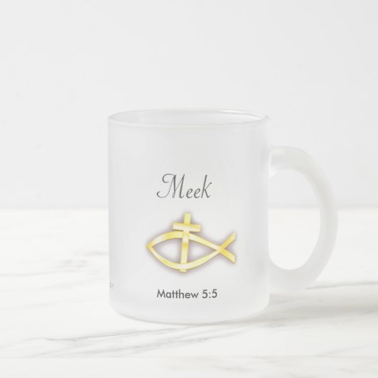 クリスチャン フロストグラスマグカップ (右)