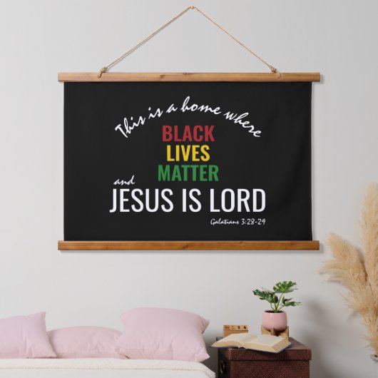 クリスチャン・ブラックは物質ぶら下がったのタペストリーを生きる 吊り下げ型タペストリー (寝室)