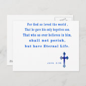 クリスチャン ポストカード (正面/裏面)