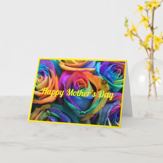 クリスチャン・マザー・デイ・カード カード (黄色い花)