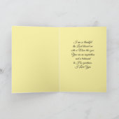 クリスチャン・マザー・デイ・チューリップ・カード カード (内部)