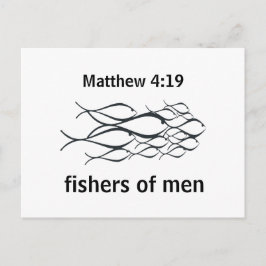 クリスチャン |マタイ4:19 ポストカード