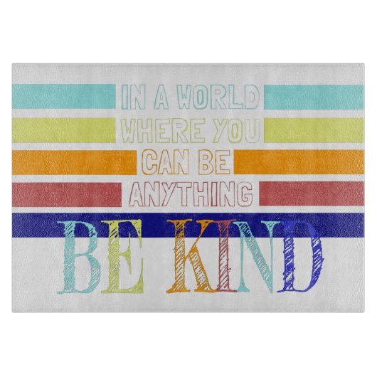 クリスチャン・ミラクルワーカーBE Kind カッティングボード (正面)