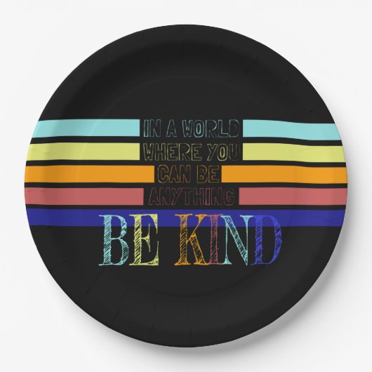 クリスチャン・ミラクルワーカーBE Kind ペーパープレート (正面)