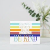 クリスチャン・ミラクルワーカーBE Kind ポストカード (スタンド正面)