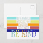 クリスチャン・ミラクルワーカーBE Kind ポストカード (正面/裏面)
